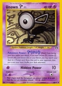 Unown [F] [Neo Discovery]