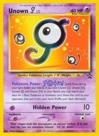 Unown [J] [WoTC Promo]