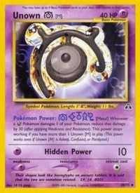 Unown [M] [Neo Discovery]