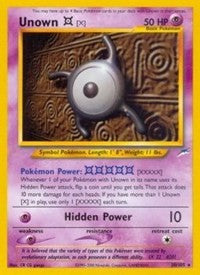 Unown [X] [Neo Destiny]