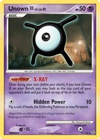 Unown [X] [Secret Wonders]