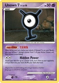Unown (Y) [Legends Awakened]