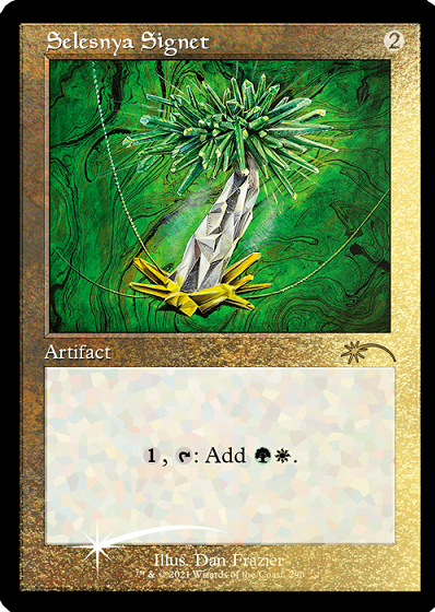 Selesnya Signet (Retro) (Etched Foil) [Secret Lair Drop Series]