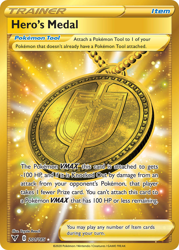 Hero’s Medal (201) [Sword & Shield: Vivid Voltage]