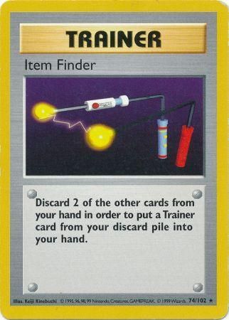 Item Finder (74/102) [Base Set (Shadowless)]