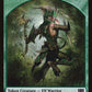 Gargoyle // Elf Warrior Double-sided Token [Commander 2014 Tokens]