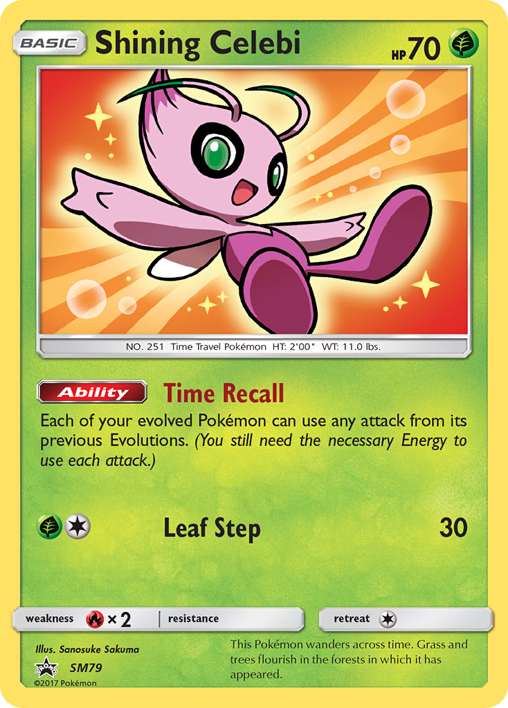 Shining Celebi [SM Black Star Promos]