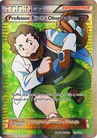 Professor Birch's Observations (159 Full Art) [XY - Primal Clash]