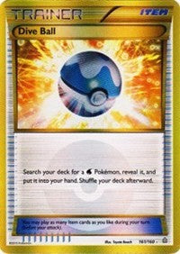 Dive Ball (161 Secret Rare) [XY - Primal Clash]
