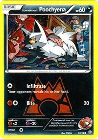 Team Magma's Poochyena [Double Crisis]