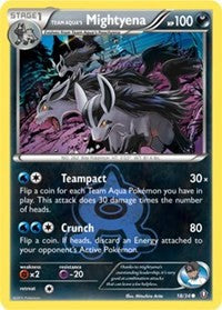 Team Aqua's Mightyena [Double Crisis]