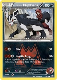 Team Magma's Mightyena [Double Crisis]