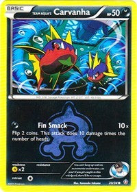Team Aqua's Carvanha [Double Crisis]