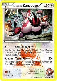 Team Magma's Zangoose [Double Crisis]