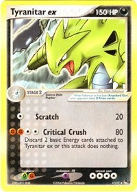 Tyranitar ex (Non-Holo) [POP Series 1]