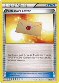Professor's Letter (Sylveon) [XY Trainer Kit: Sylveon &amp; Noivern]