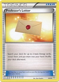 Professor's Letter (Noivern) [XY Trainer Kit: Sylveon &amp; Noivern]