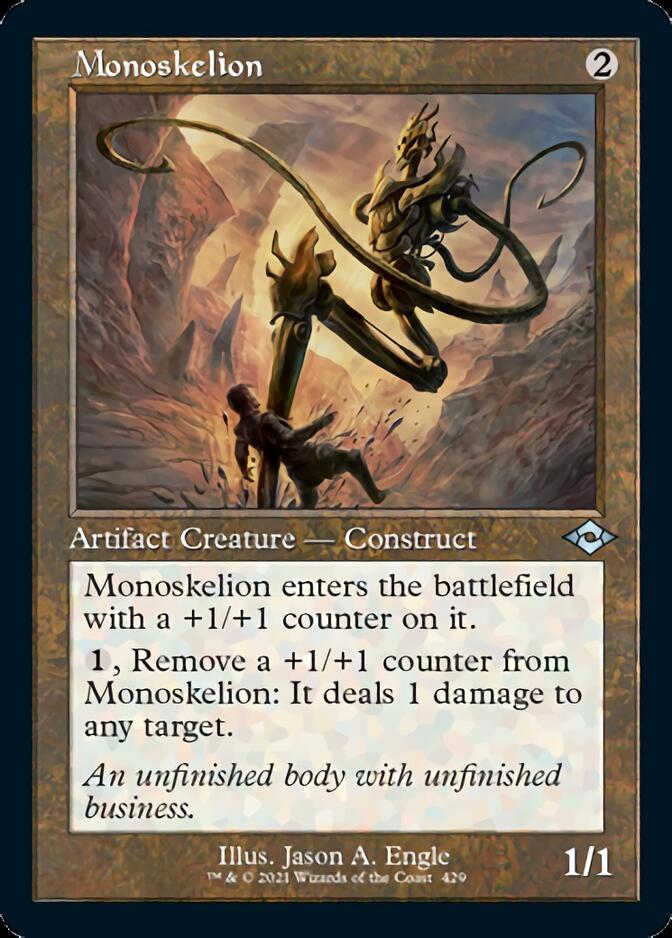 Monoskelion (Retro Etched Foil) [Modern Horizons 2]