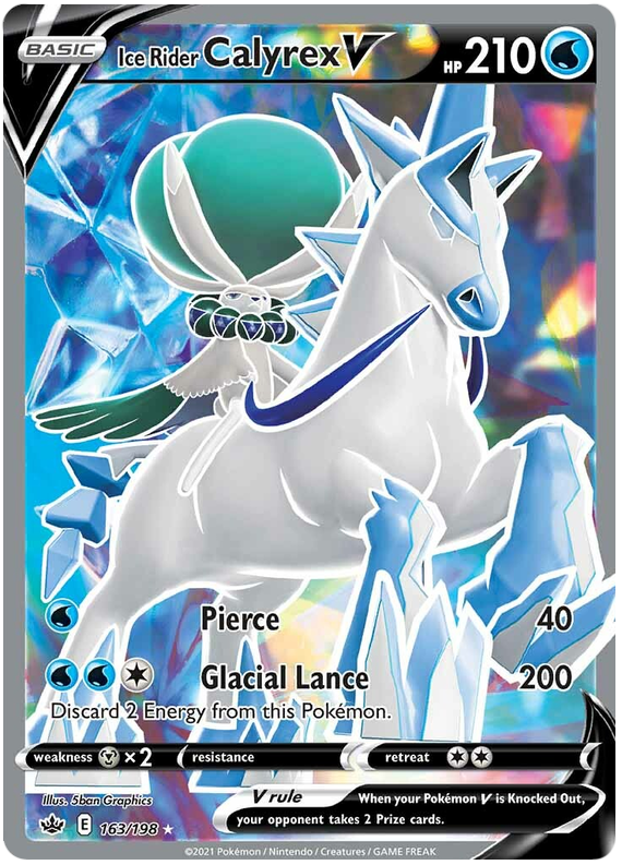 Ice Rider Calyrex V  (163/198) [Sword & Shield: Chilling Reign]