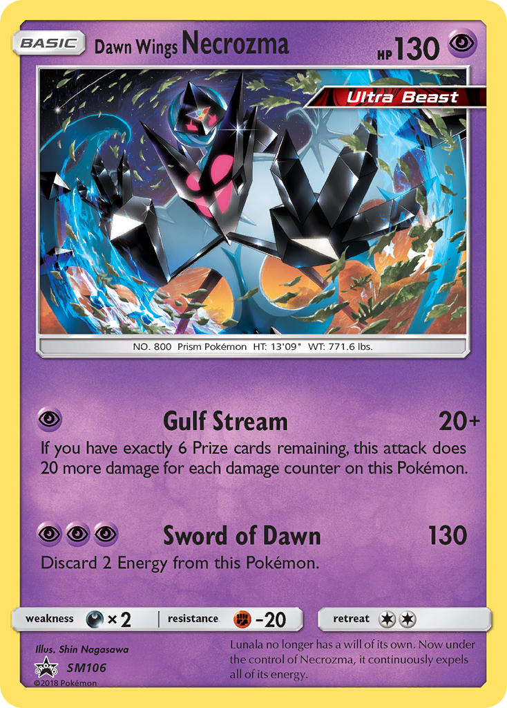 Dawn Wings Necrozma [SM Black Star Promos]
