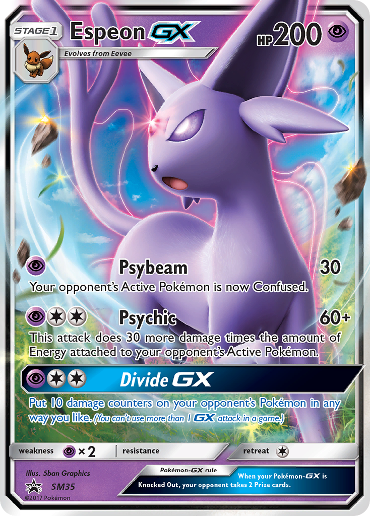 Espeon-GX [SM Black Star Promos]
