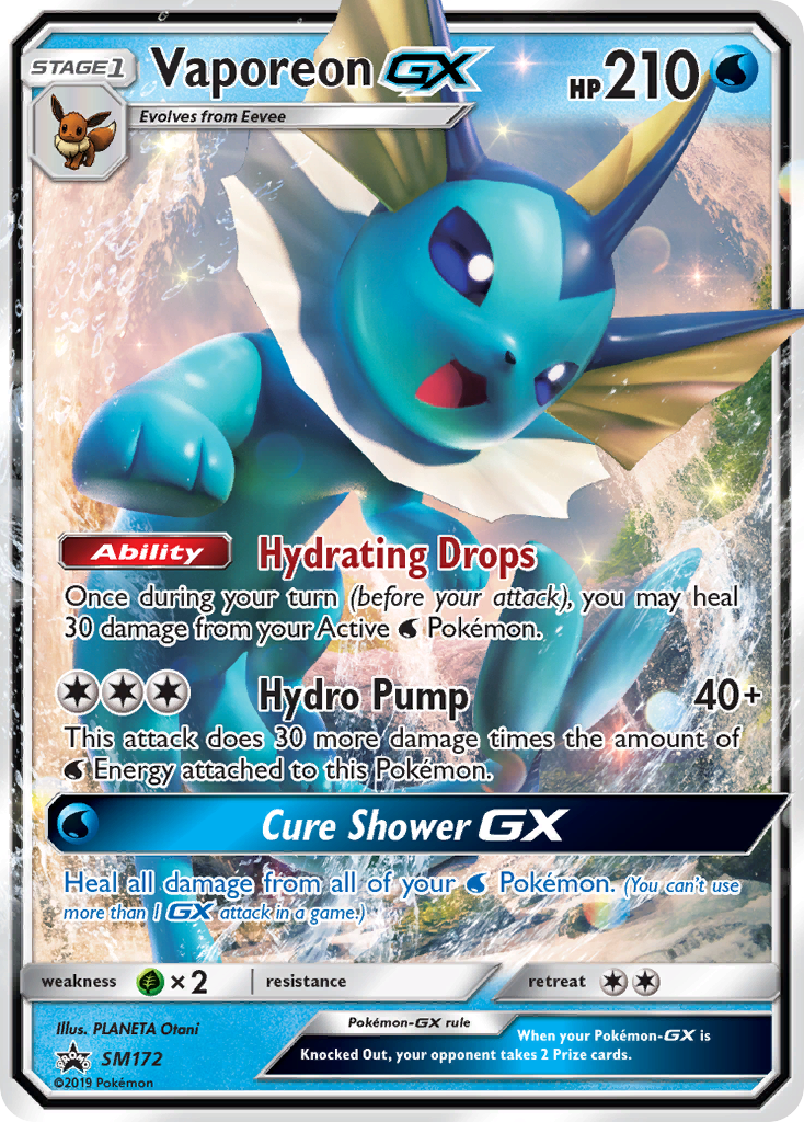 Vaporeon-GX [SM Black Star Promos]