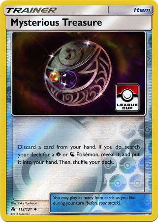 Mysterious Treasure (113a/131) (League Promo) [Sun & Moon: Forbidden Light]