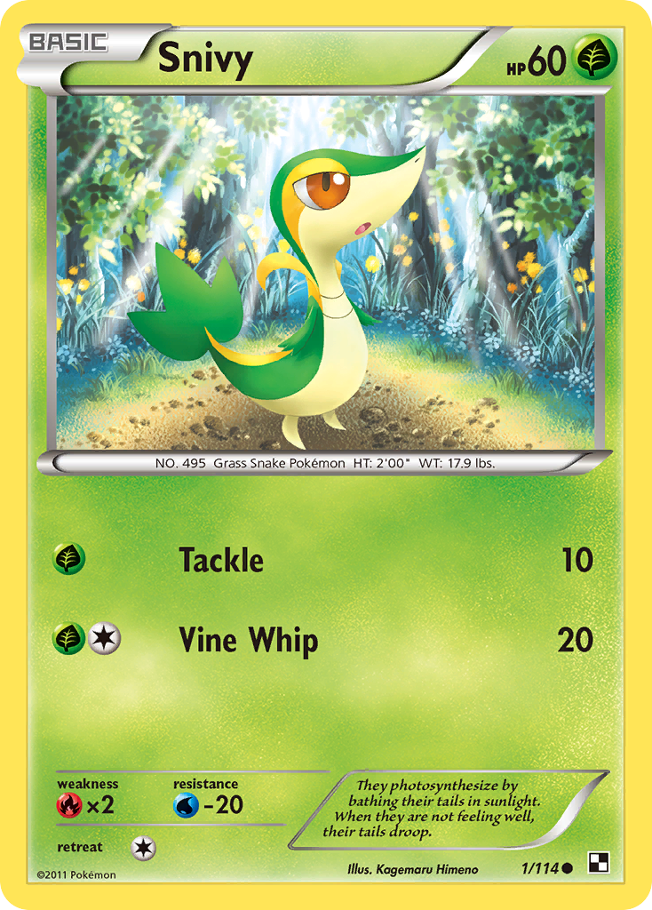 Snivy [Black & White]
