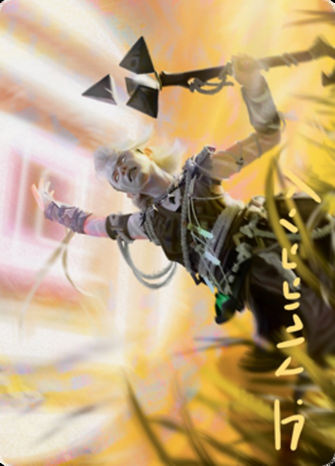 Kor Celebrant Art Card (Gold-Stamped Signature) [Art Series: Zendikar Rising]