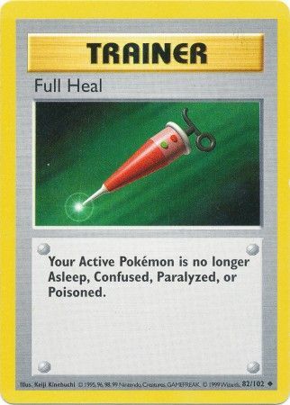 Full Heal (82/102) [Base Set (Shadowless)]