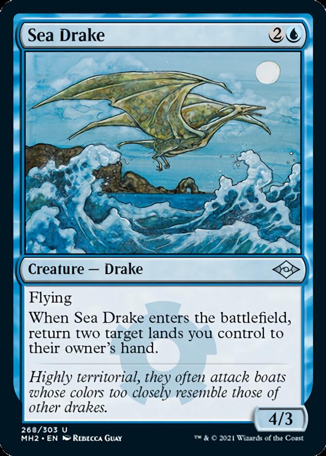 Sea Drake (Etched Foil) [Modern Horizons 2]