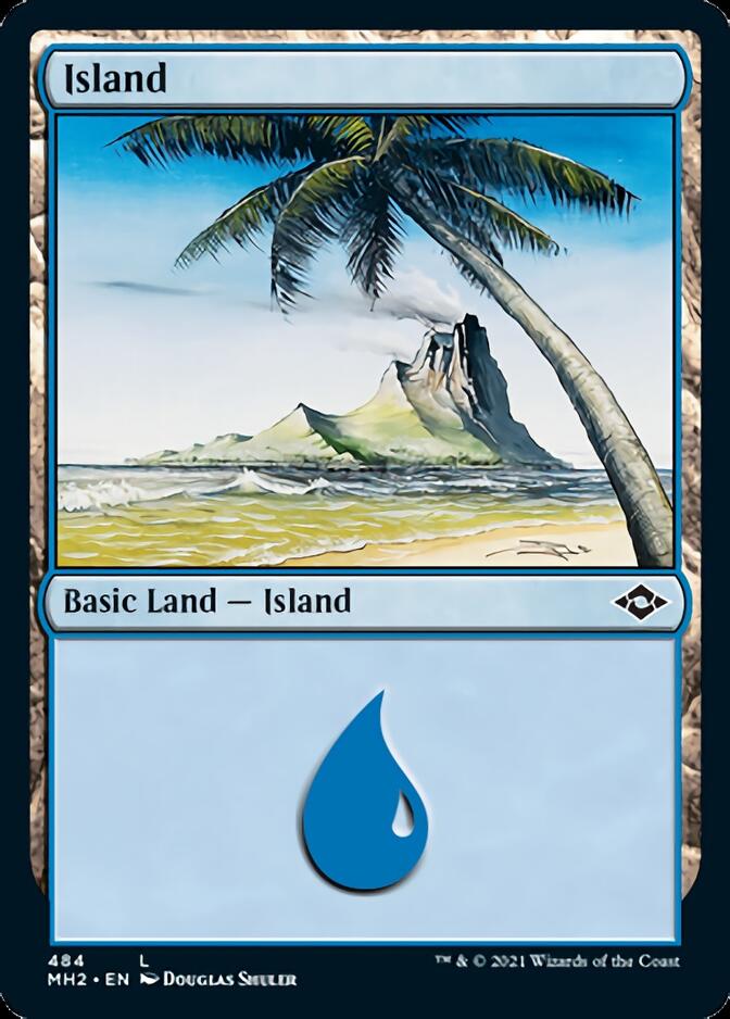 Island (484) (Etched Foil) [Modern Horizons 2]