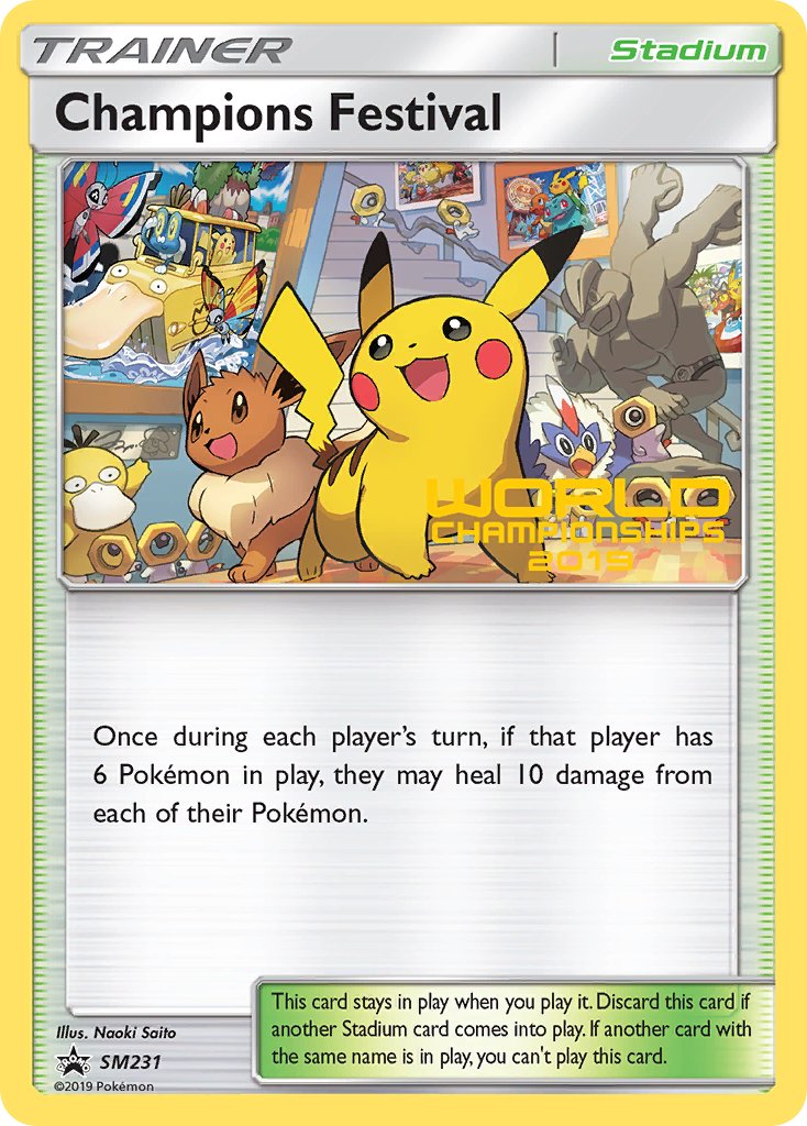 Champions Festival 2019 (Top Thirty Two) (SM231) [Sun & Moon: Black Star Promos]