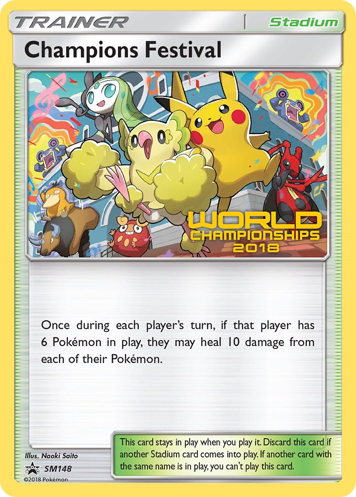 Champions Festival 2018 Top Quarter Finalist (SM148) [Sun & Moon: Black Star Promos]