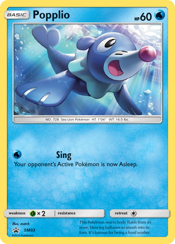 Popplio [SM Black Star Promos]