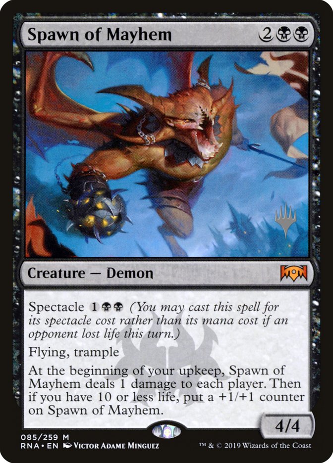 Spawn of Mayhem [Ravnica Allegiance Promos]