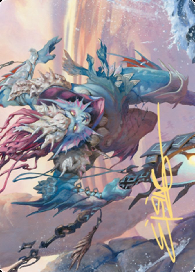 Umara Wizard Art Card (Gold-Stamped Signature) [Art Series: Zendikar Rising]