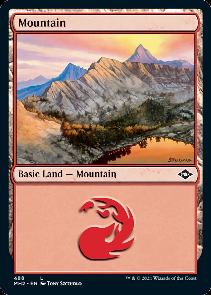 Mountain (488) (Etched Foil) [Modern Horizons 2]