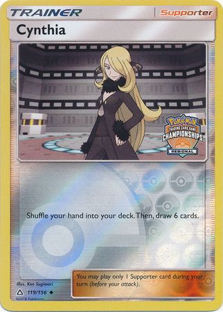 Cynthia (119a/156) (Regional Championship Promo) [Sun & Moon: Ultra Prism]