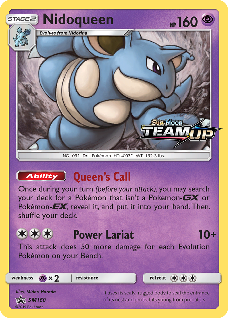 Nidoqueen [SM Black Star Promos]