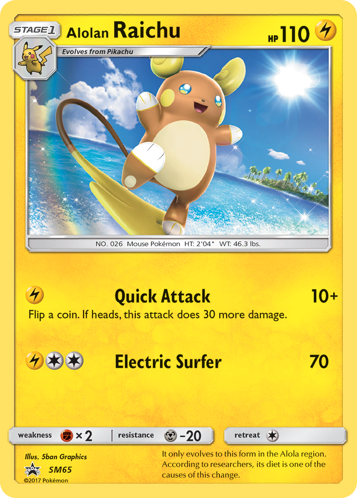 Alolan Raichu [SM Black Star Promos]