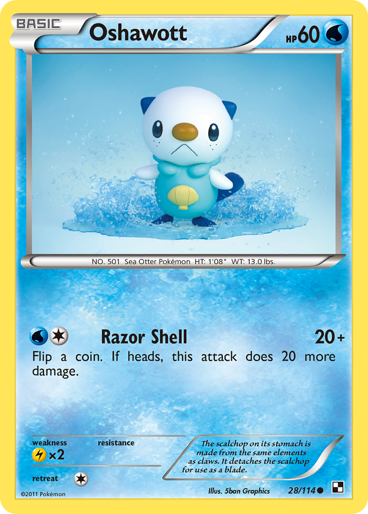 Oshawott [Black & White]