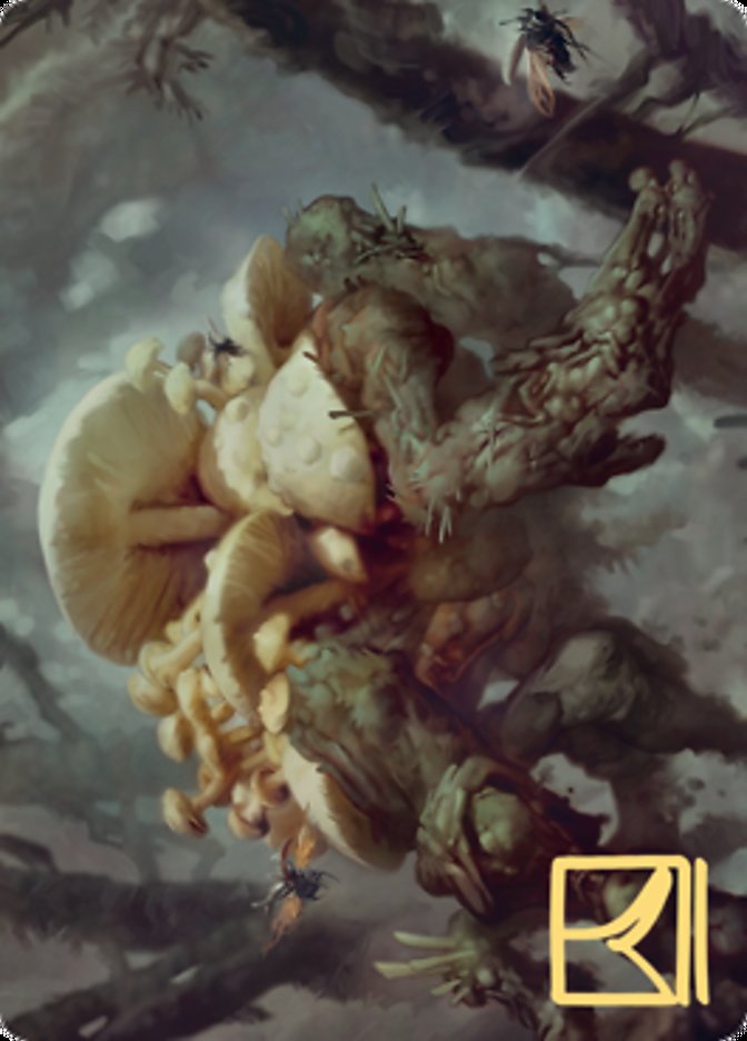 Swarm Shambler Art Card (Gold-Stamped Signature) [Art Series: Zendikar Rising]