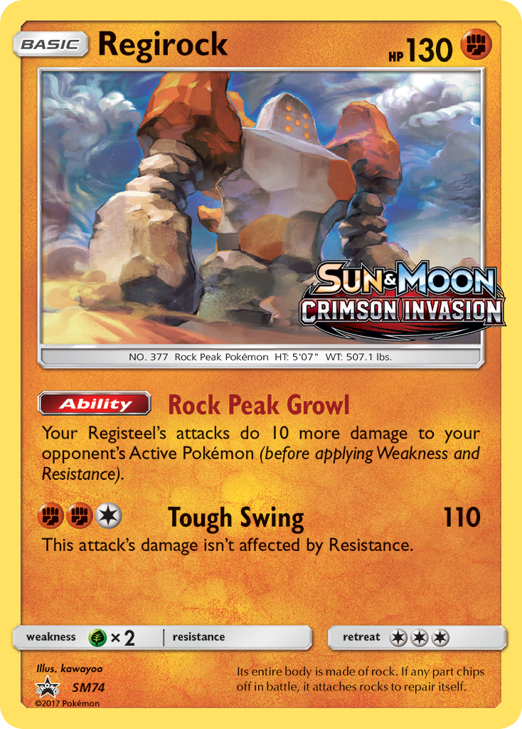 Regirock [SM Black Star Promos]