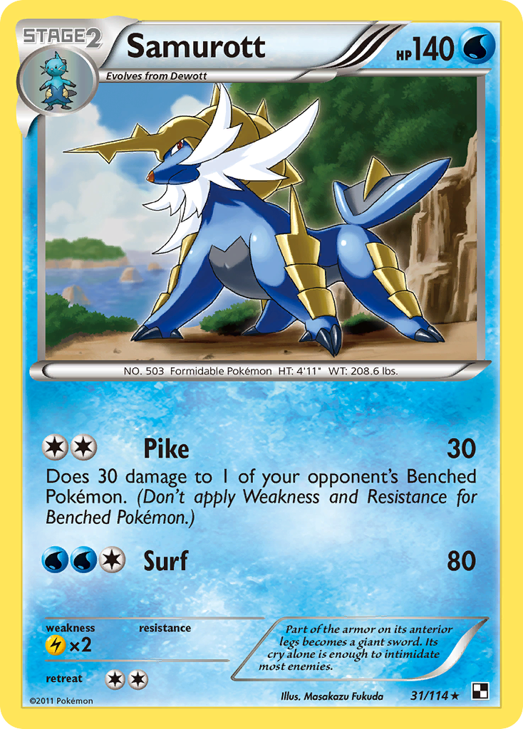 Samurott [Black & White]