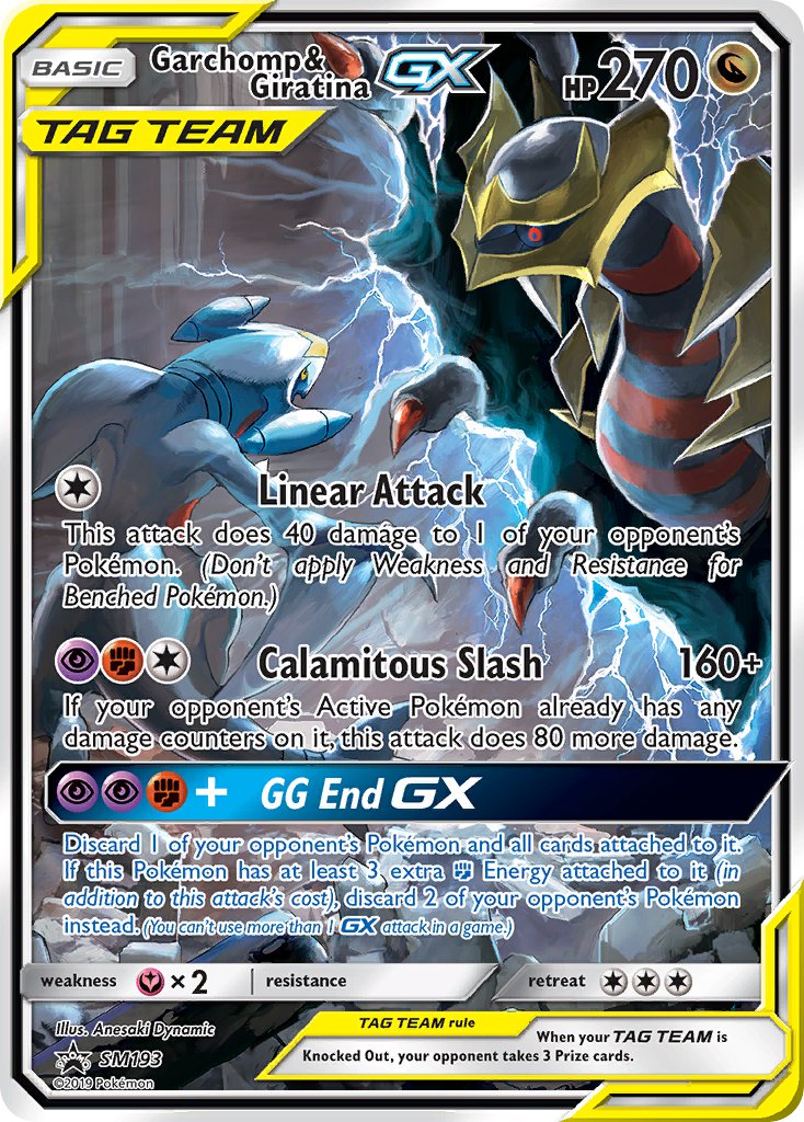 Garchomp & Giratina-GX [SM Black Star Promos]