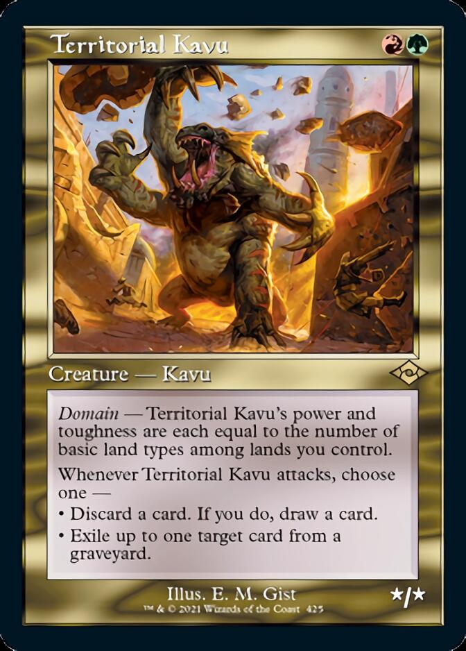 Territorial Kavu (Retro Etched Foil) [Modern Horizons 2]