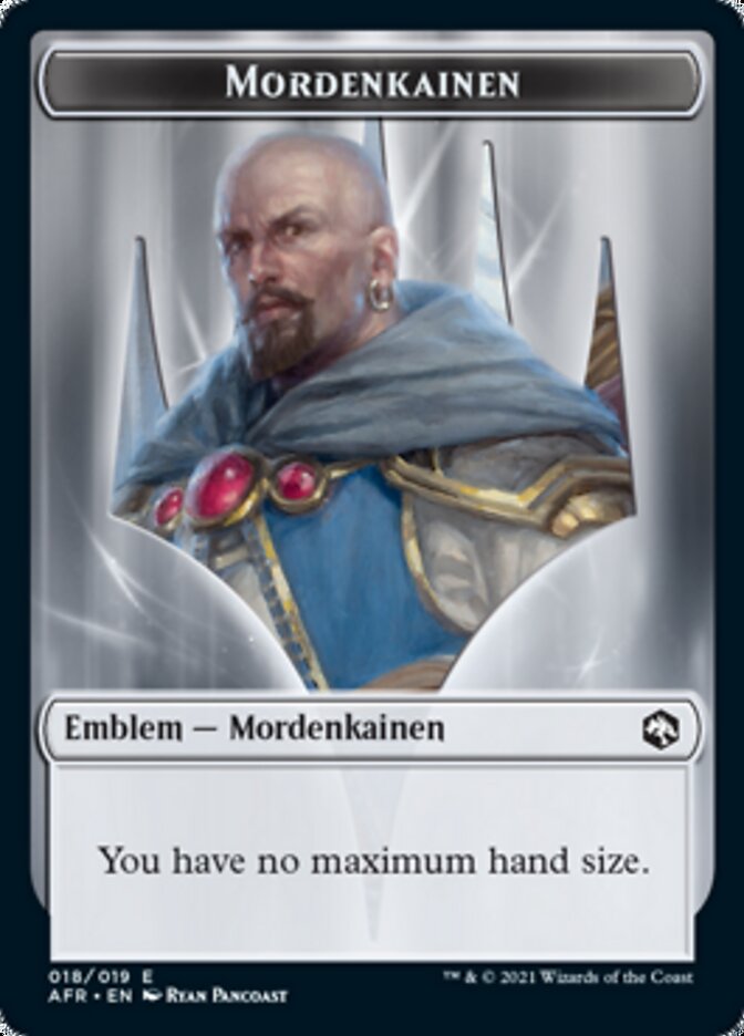Dog Illusion // Mordenkainen Emblem Double-sided Token [Dungeons & Dragons: Adventures in the Forgotten Realms Tokens]