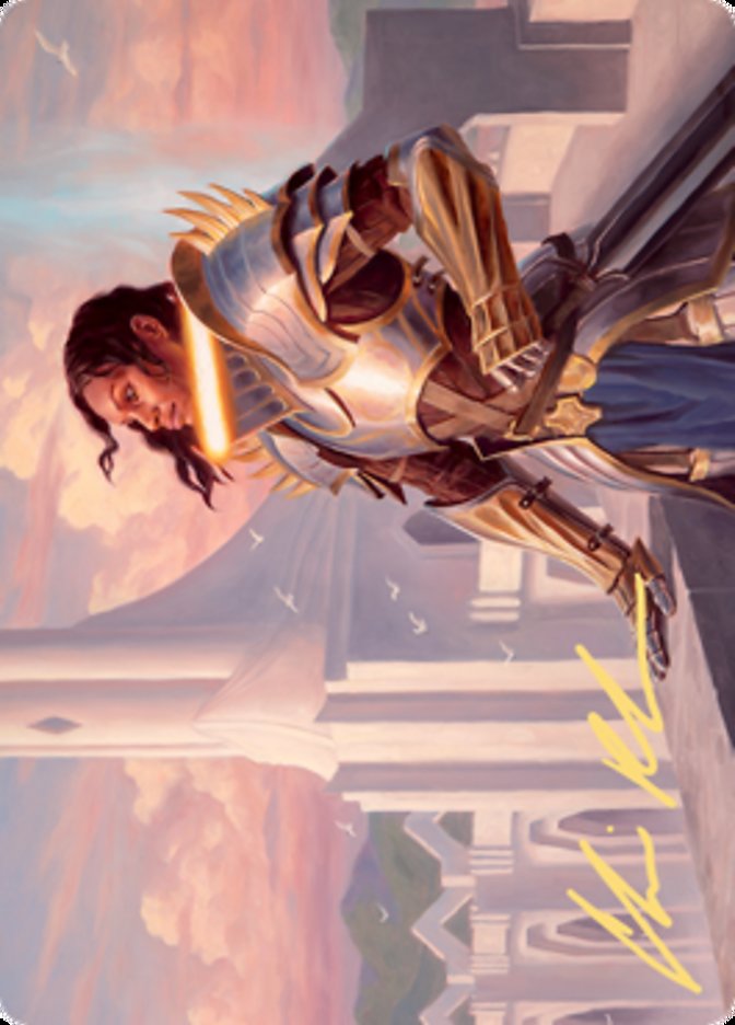 Tazri, Beacon of Beauty Art Card (Gold-Stamped Signature) [Art Series: Zendikar Rising]