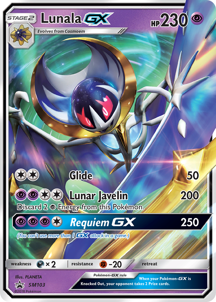 Lunala-GX [SM Black Star Promos]